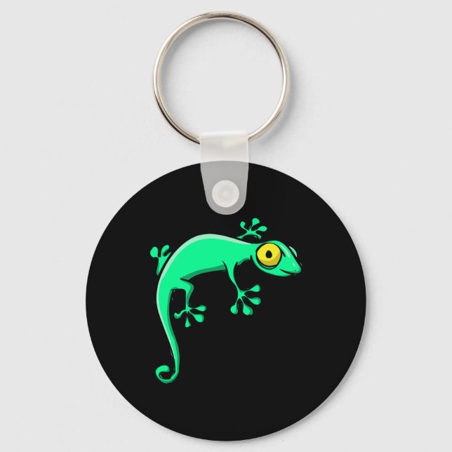 Llavero Gekko Lizard Halloween Disstume divertida Hallowee (Anverso)