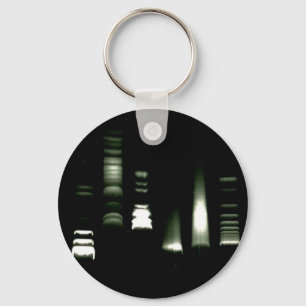Llavero Gel de ADN Electroforesis Keychain