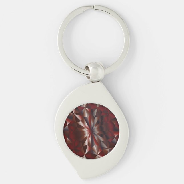 Llavero Gem Brown Garnet (Anverso)