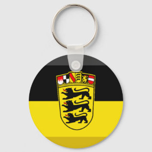 Llavero Gema de la bandera de Baden-wurttemberg