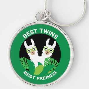 Llavero Gemelos de Llama Alpaca