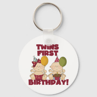 Llavero Gemelos, primera camiseta de cumpleaños y regalos