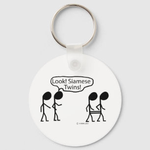 Llavero Gemelos siameses