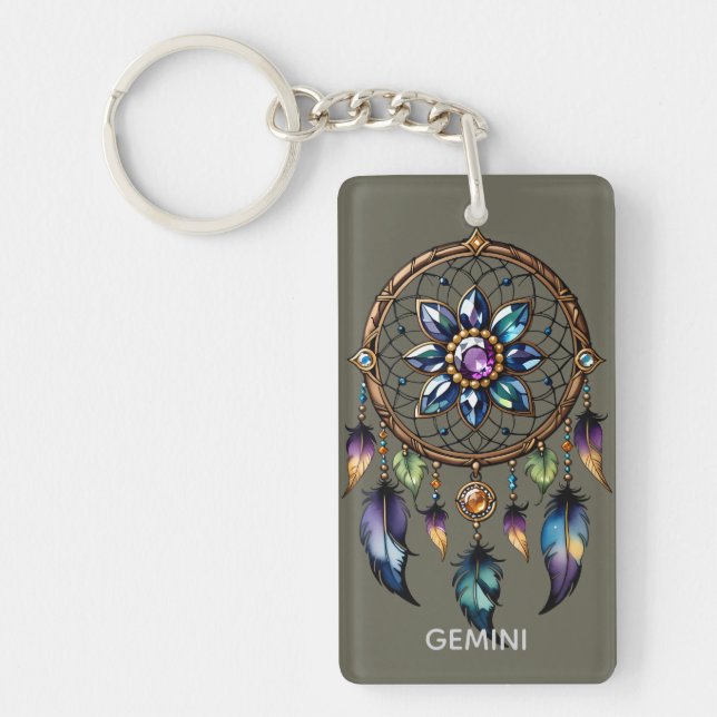 Llavero Gemini Dreamcatcher (Frente)