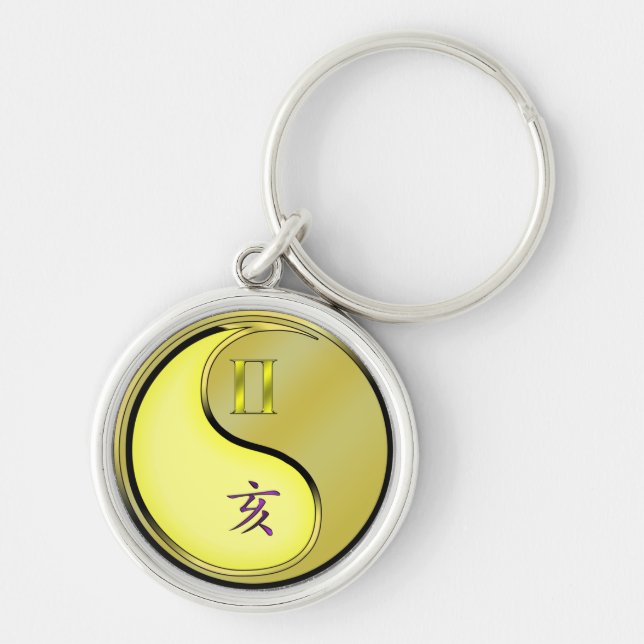 Llavero Gemini y Boar Metalizado (Frente)