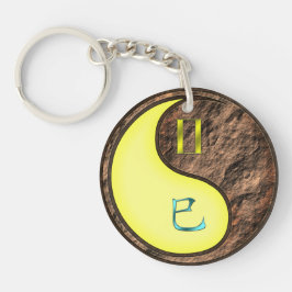 Llavero Gemini y la serpiente de la Tierra