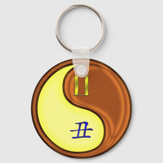 Llavero Gemini y Wood Ox (Anverso)