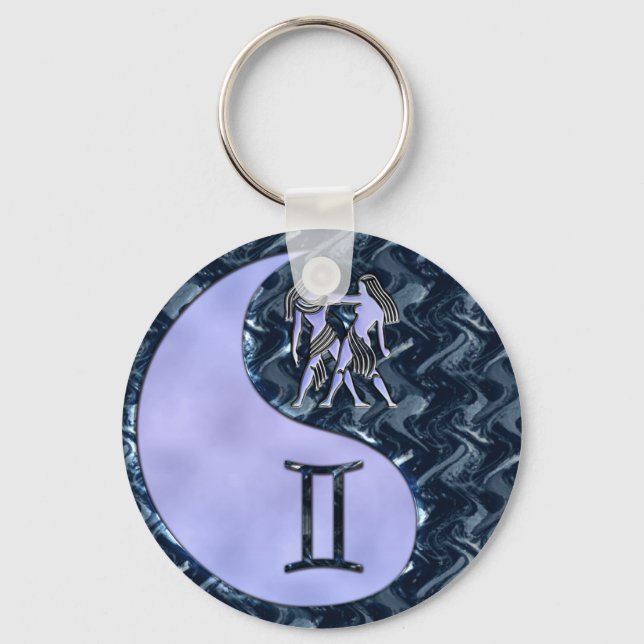 Llavero Gemini Yin Yang (Anverso)