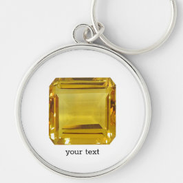 Llavero Gemstone amarillo
