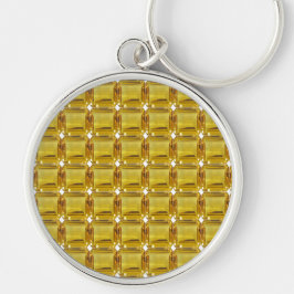 Llavero Gemstone amarillo