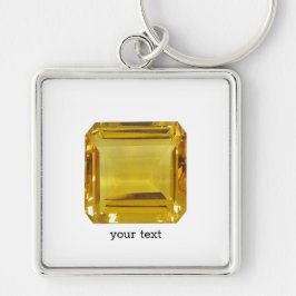 Llavero Gemstone amarillo