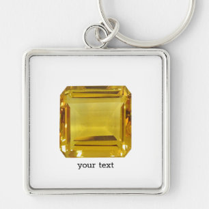 Llavero Gemstone amarillo