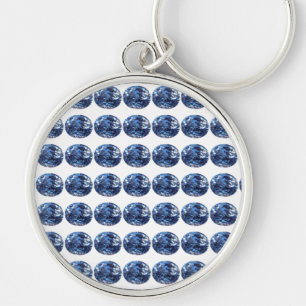 Llavero Gemstone Aquamarine, azul cielo