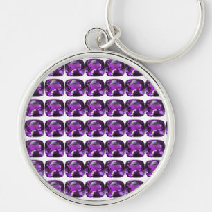 Llavero Gemstone Purple tanzano