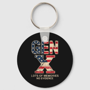 Llavero Gen X Muchos Recuerdos Sin Evidencia Divertido Ret