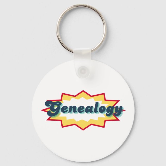Llavero Genealogy Comic Book Pop Keychain (Anverso)