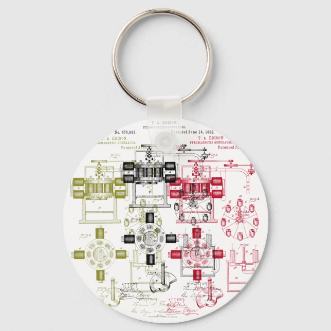 Llavero Generador de Edison (Anverso)