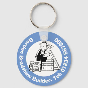 Llavero General Builder with Building Materials.