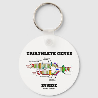 Llavero Genes Triatleta Dentro (Replicación de ADN)