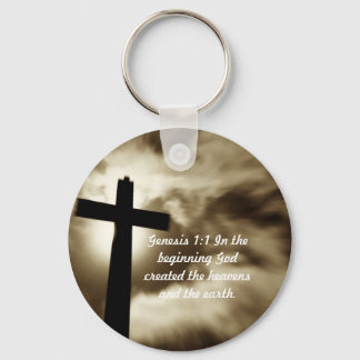 Llavero Génesis 1:1 Cadena de claves