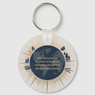 Llavero Génesis 1:31 - La creación de Dios fue buena