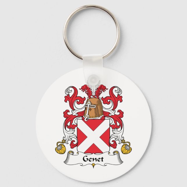 Llavero Genet Family Crest (Anverso)