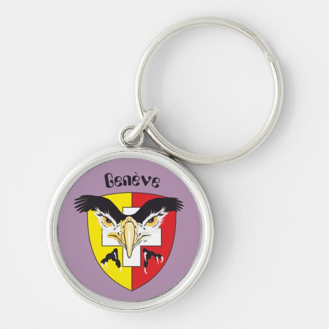 Llavero Genf, Genève, Ginevra, Genevra Schlüsselanhänger (Frente)