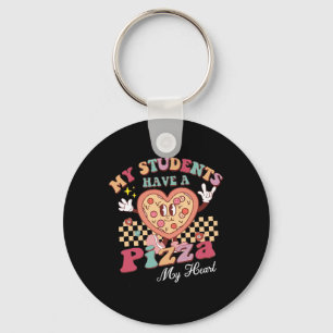 Llavero Genial Mis Estudiantes Tienen Pizza De Mi Corazón 