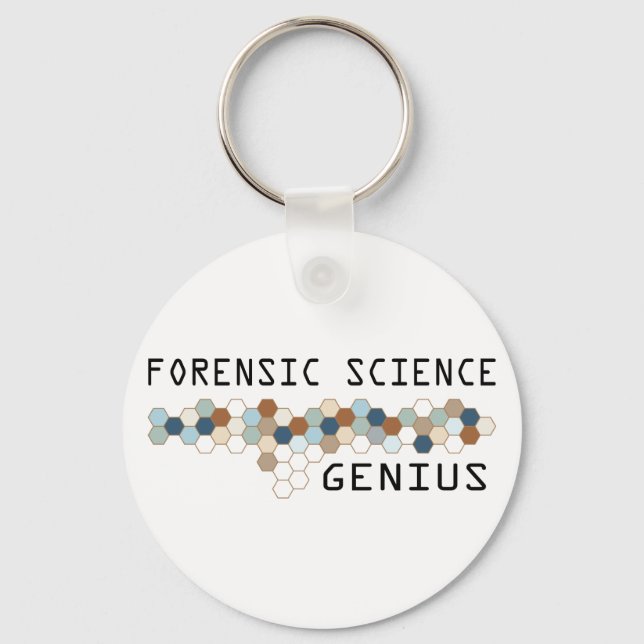 Llavero Genio de la ciencia forense (Anverso)