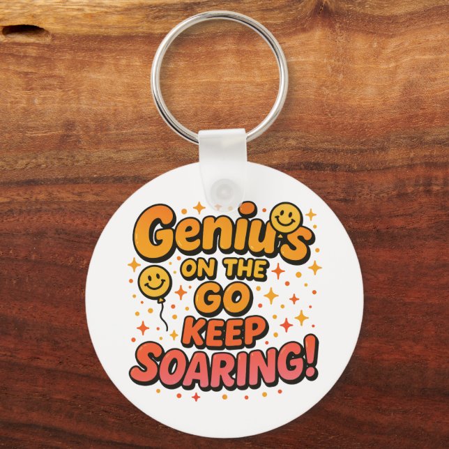 Llavero Genio motivacional (Anverso)