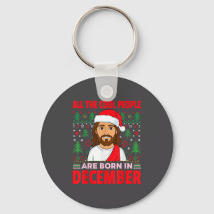 Llavero Gente Cool Nace En Diciembre Jesús Navidad C