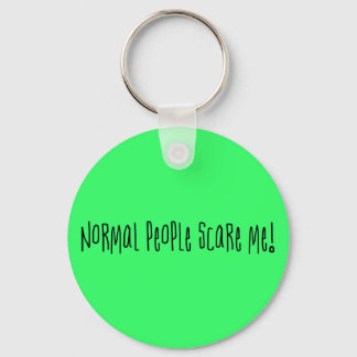 Llavero Gente normal me asusta Keychain