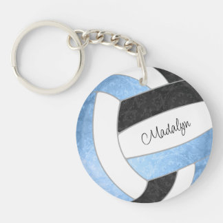 Llavero gentil azul azul azul negro keepsake regalos volei