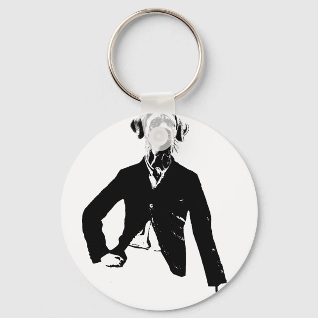 Llavero Gentle Great Dane (Anverso)