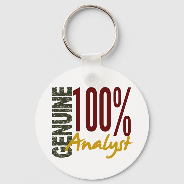 Llavero Genuine Analyst (Anverso)