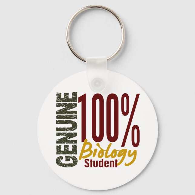 Llavero Genuine Biology Student (Anverso)