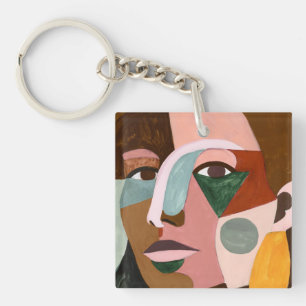 Llavero Geo Face