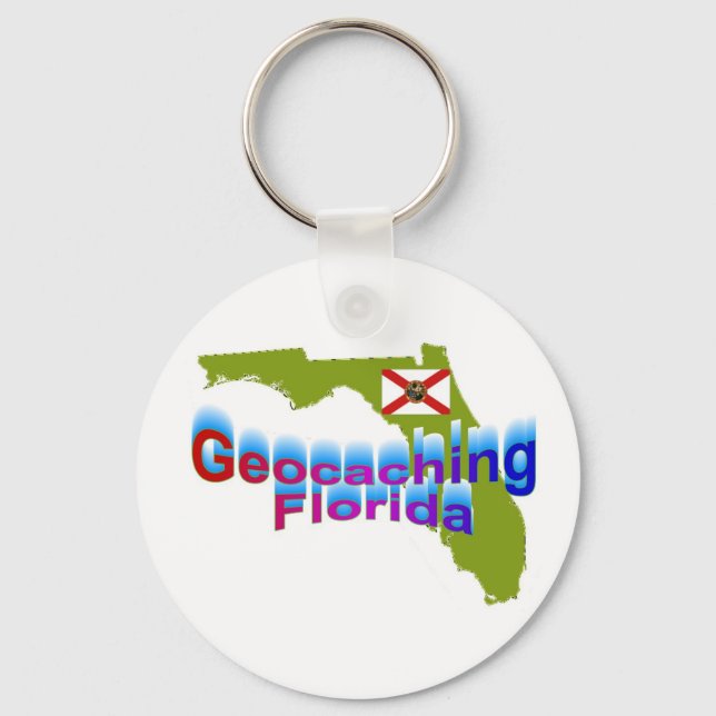 Llavero Geocaching Florida Keychain (Anverso)