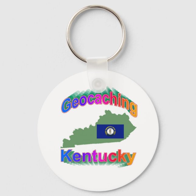 Llavero Geocaching Kentucky Keychain (Anverso)