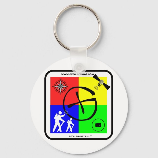 Llavero ¡Geocaching Key Chain! (Anverso)