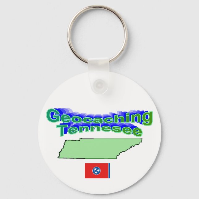 Llavero Geocaching Tennesee Keychain (Anverso)