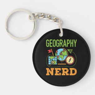 Llavero Geografía Nerd