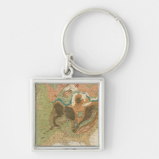 Llavero Geol map US (Frente)