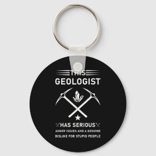 Llavero Geología Ciencia de la Tierra Camiseta Divertida d
