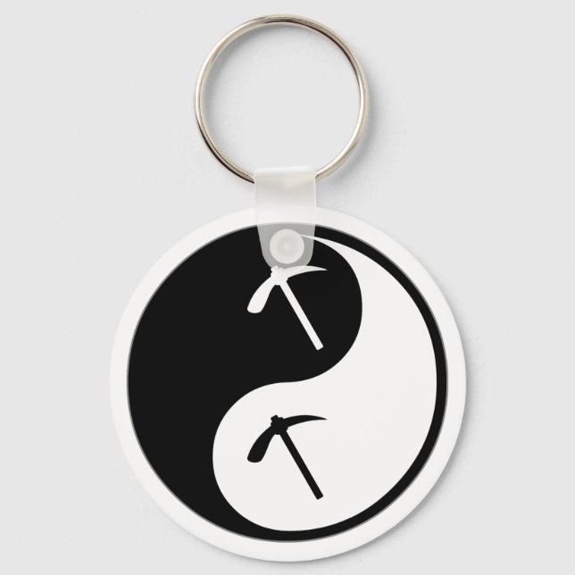 Llavero Geología Yin Yang (Anverso)