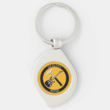Geology Rocks Keychain Metalizado