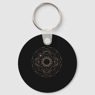 Llavero Geometría Sagrada Cubo de Metatron Yoga Espiritual