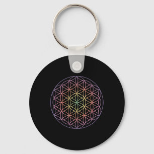 Llavero Geometría Sagrada La Flor De La Vida Yoga Yantra S