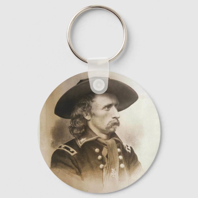 Llavero George Armstrong Custer en los años 1860 (Anverso)