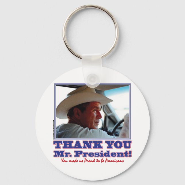 Llavero ¡George Bush/Gracias! (Anverso)